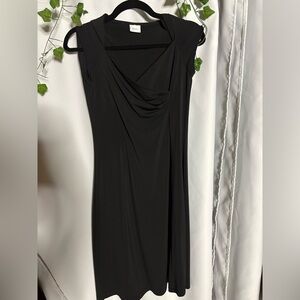 Suzy Shier Black One Shoulder Dress